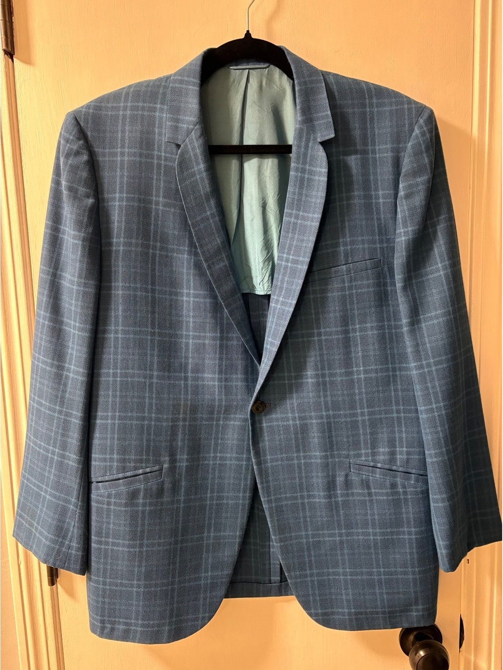 Vintage 1960s Thos. Madison Smiths Gold Label 100% Wool Plaid Blazer Men's 40